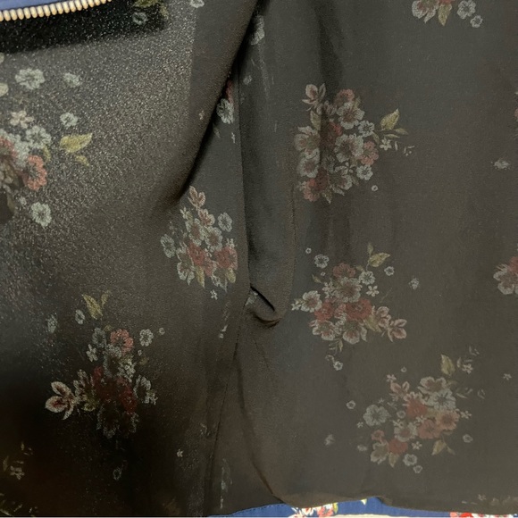 Art class flower print jacket size large - Picture 5 of 6